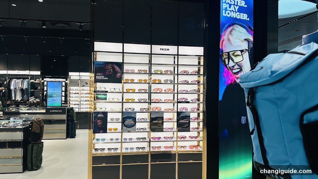 Sunglasses Display in Store
