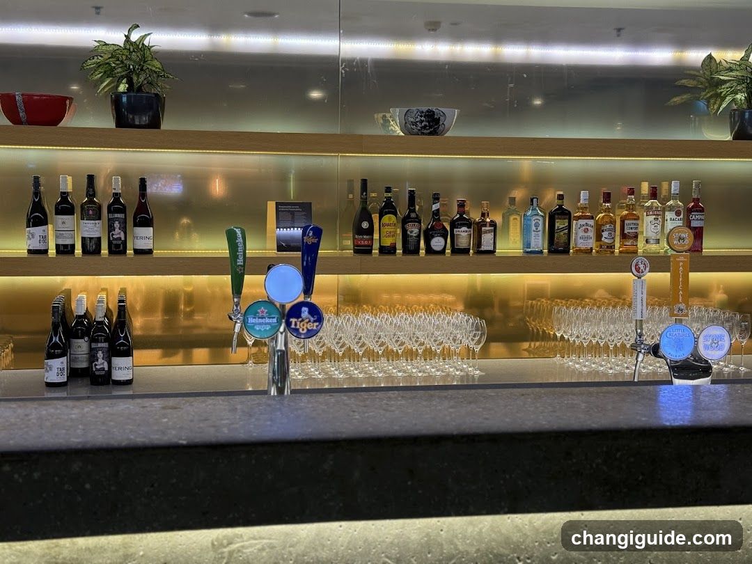 Bar Interior with Alcoholic Beverages