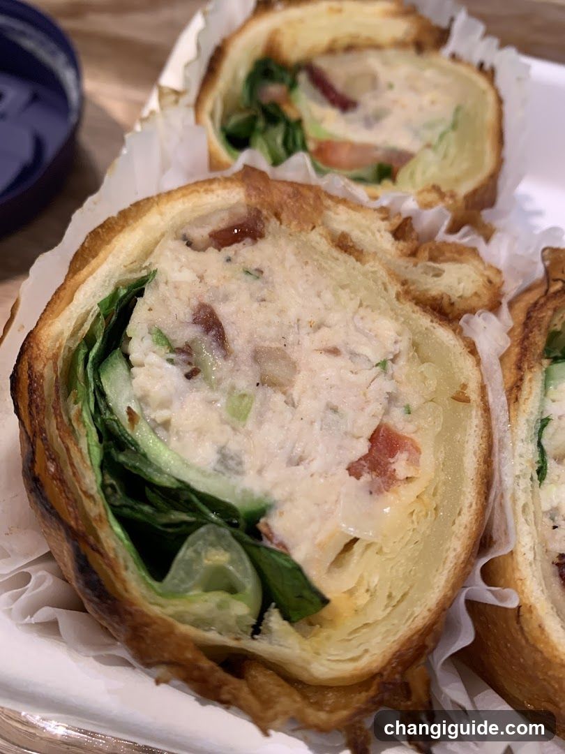 Egg and Spinach Roll