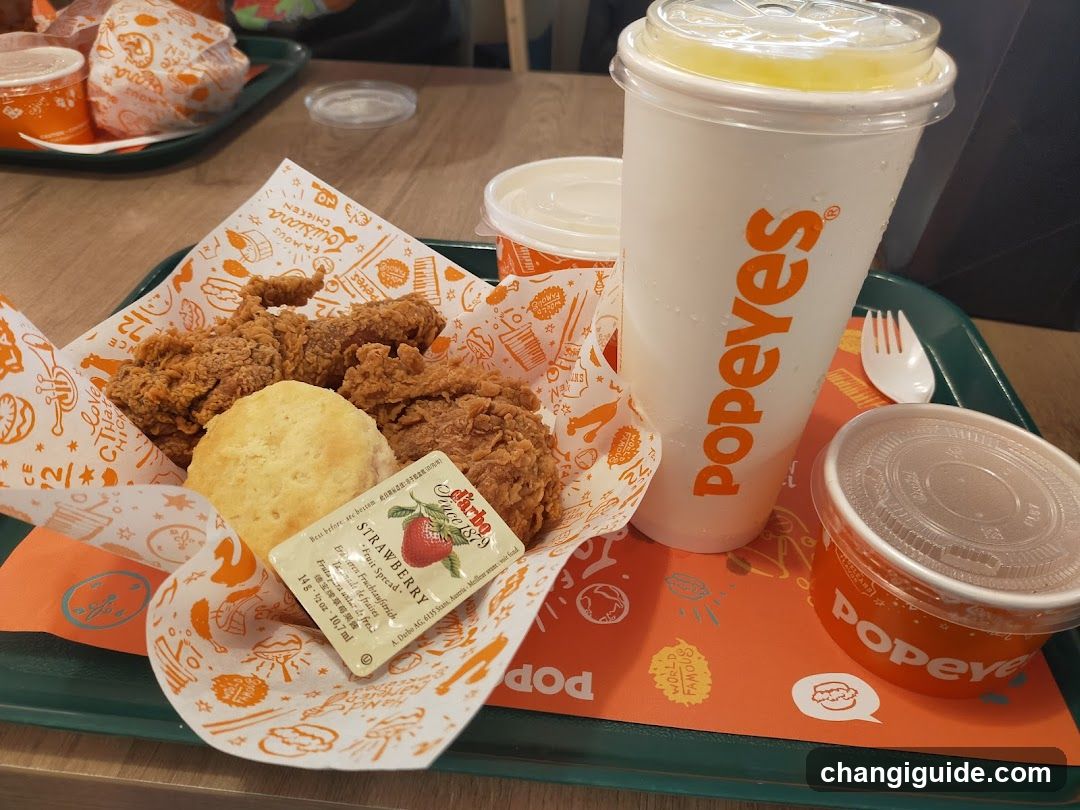 Popeyes Changi Airport T1