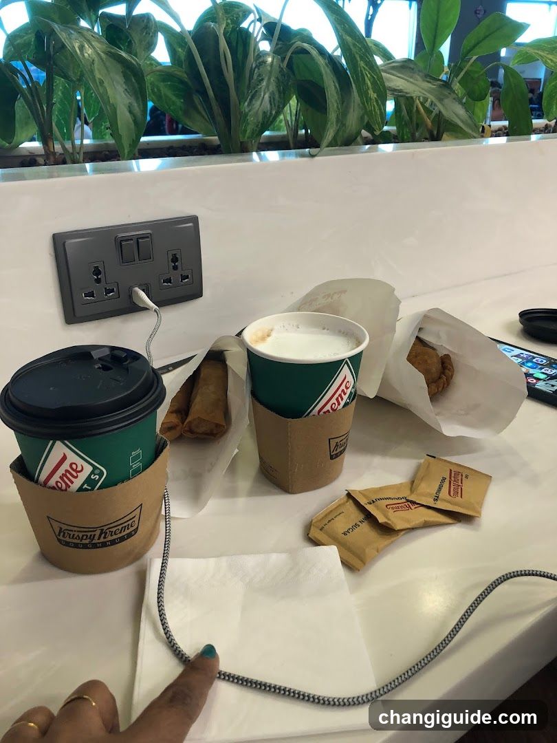 Krispy Kreme Coffee and Food
