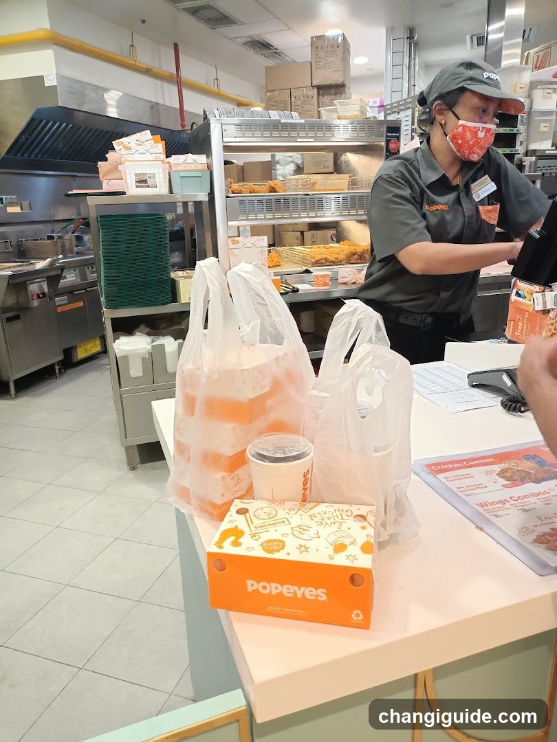 Popeyes Counter Interior