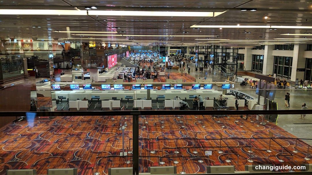 Airport Terminal Interior View