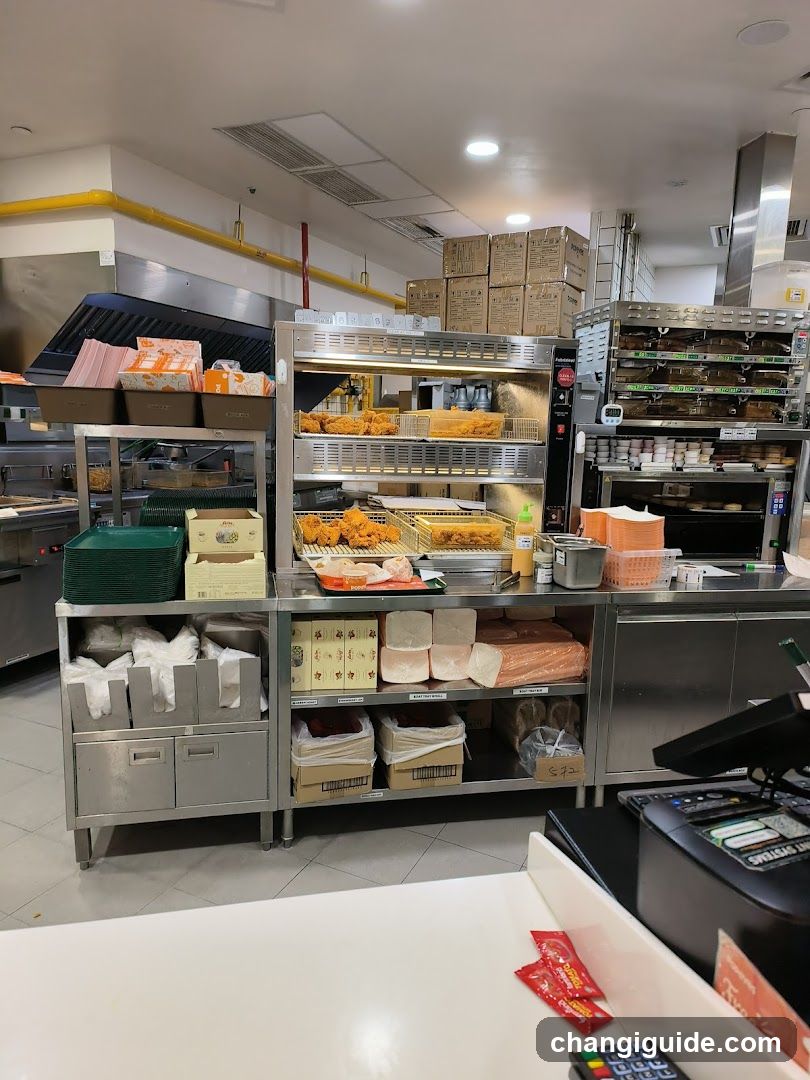 Food Service Counter Interior