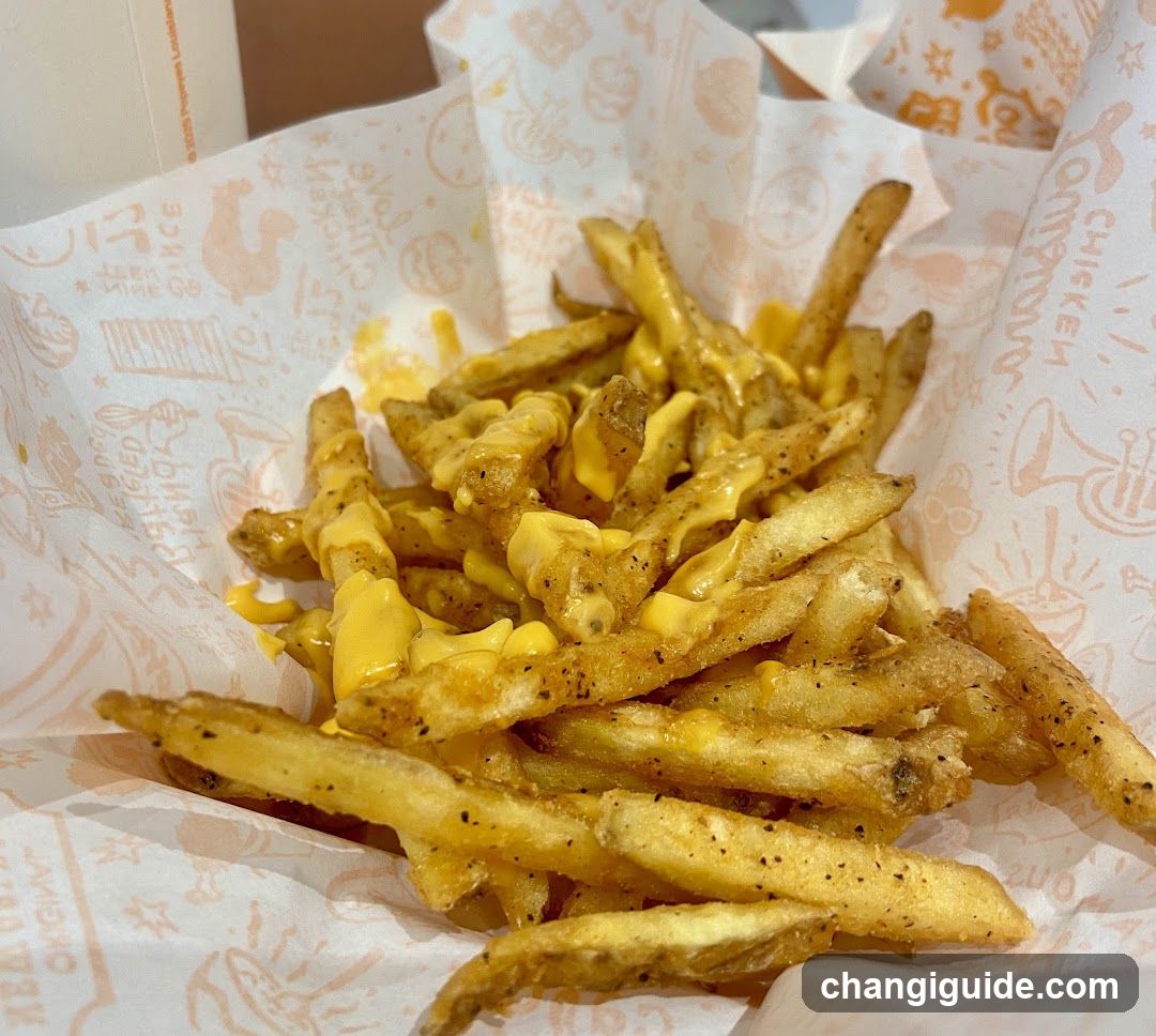 Cheese Fries with Seasoning