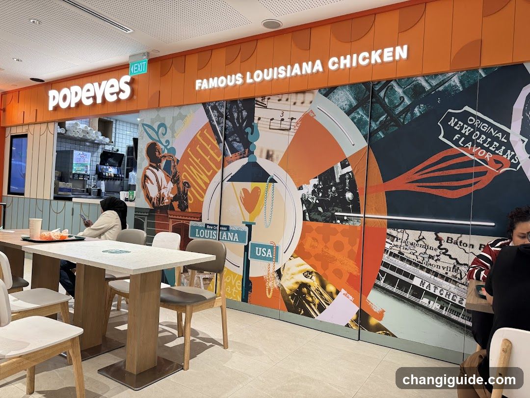Famous Louisiana Chicken and Popeyes Interior