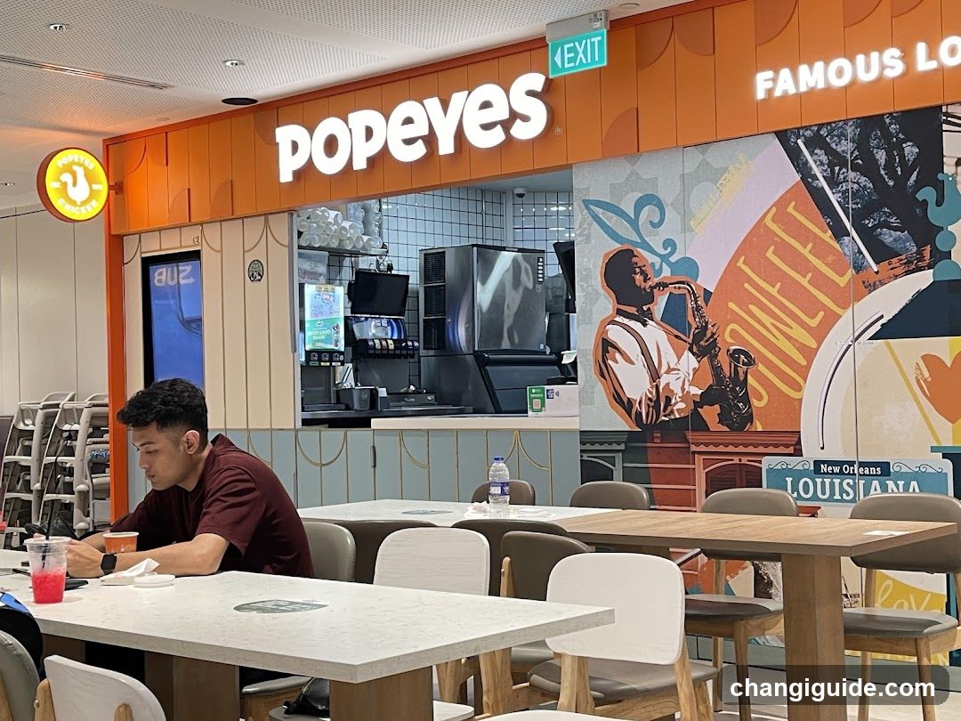 Popeyes Interior Dining Area