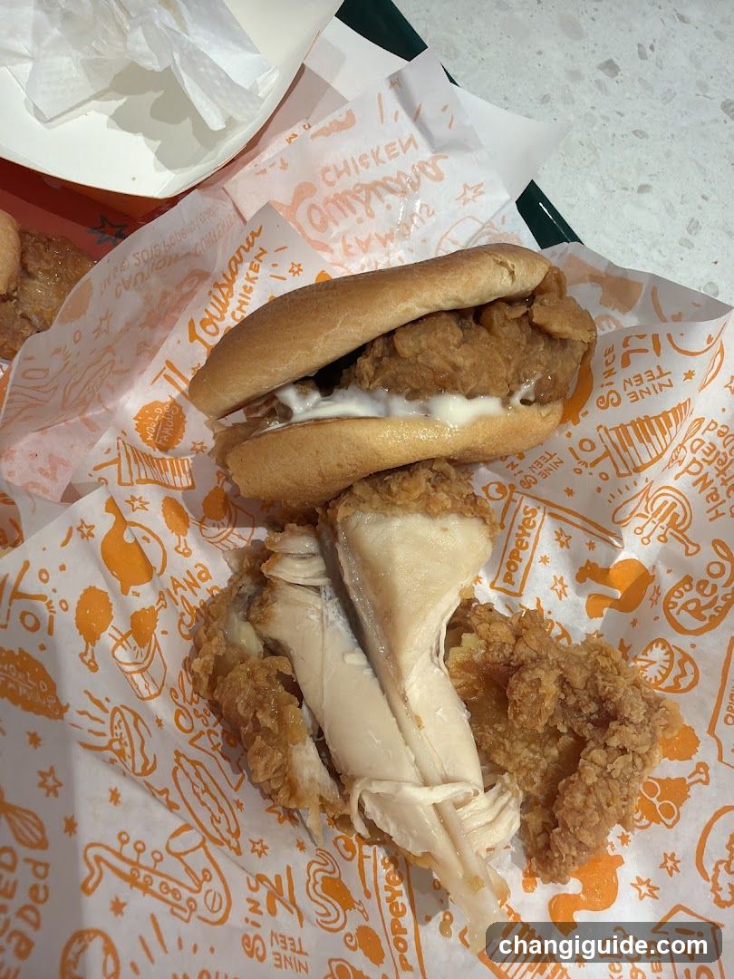 Fried Chicken and Sandwich
