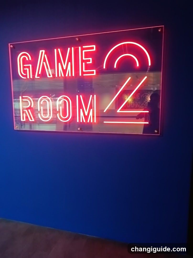 Neon Game Room Sign