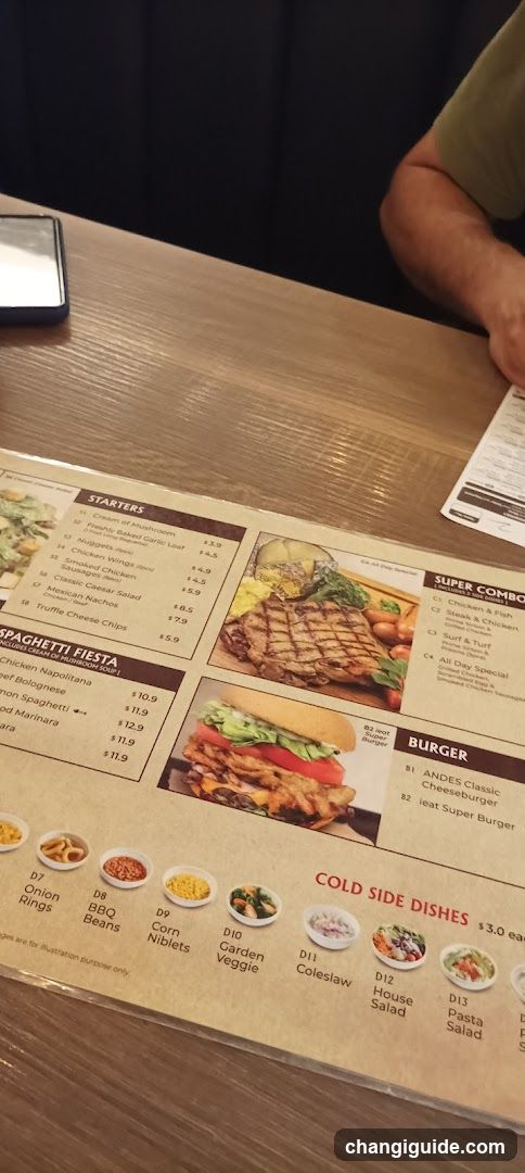Restaurant Menu Display