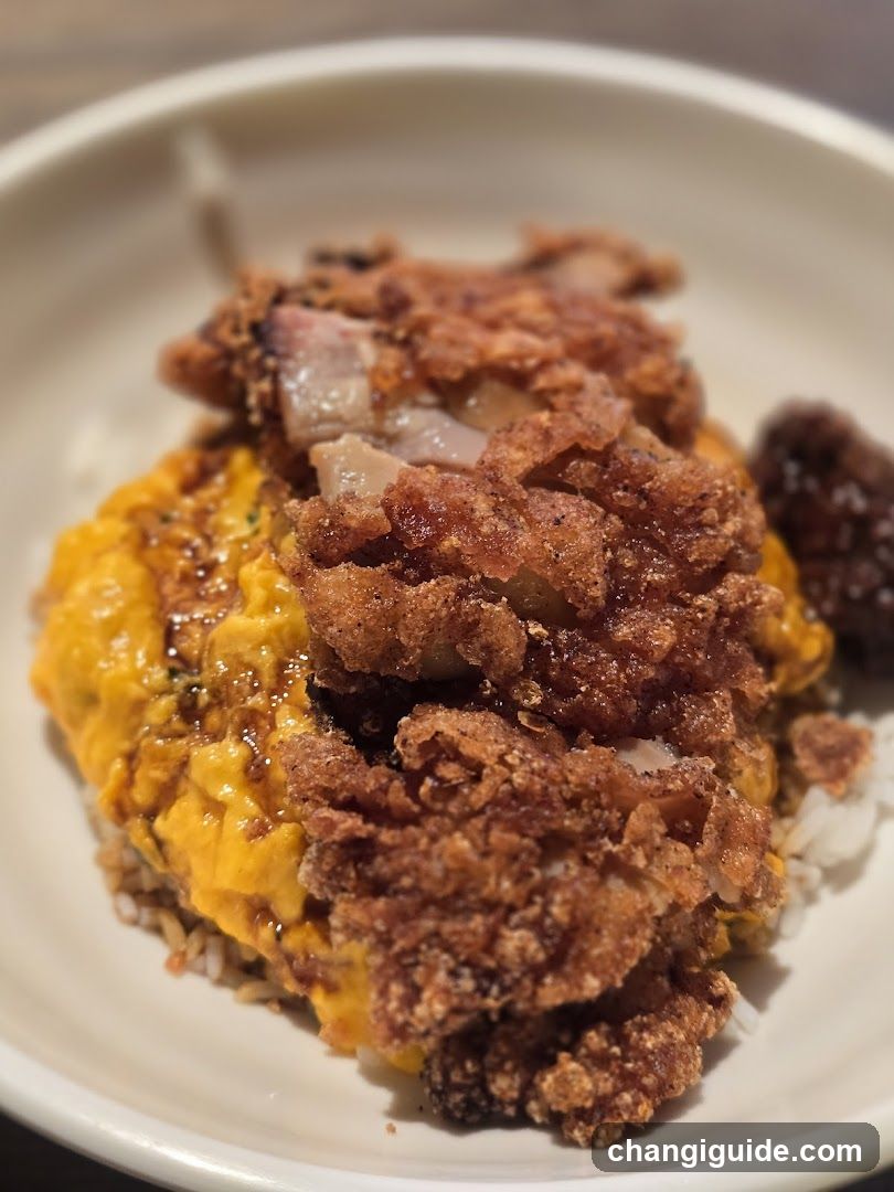 Katsu Don with Fried Chicken and Egg
