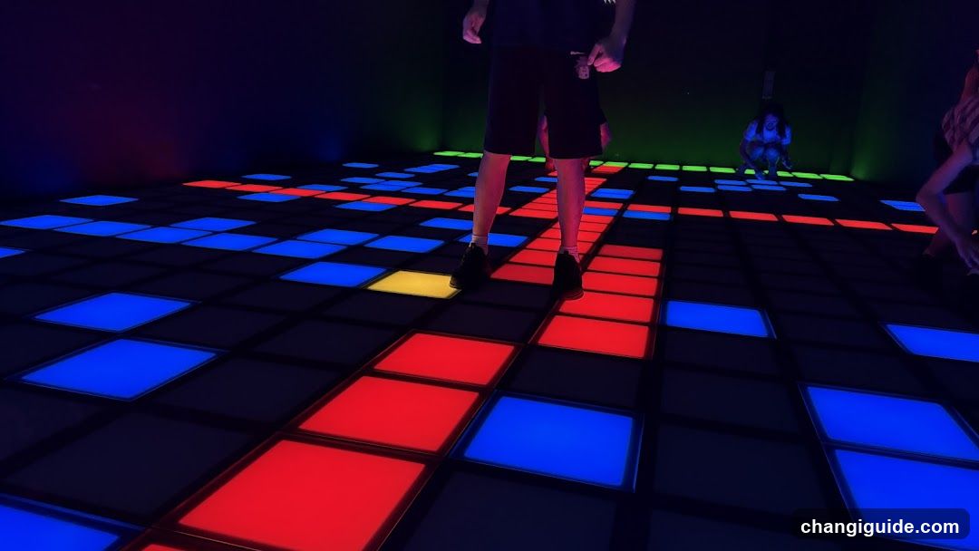 Dancing on LED Floor