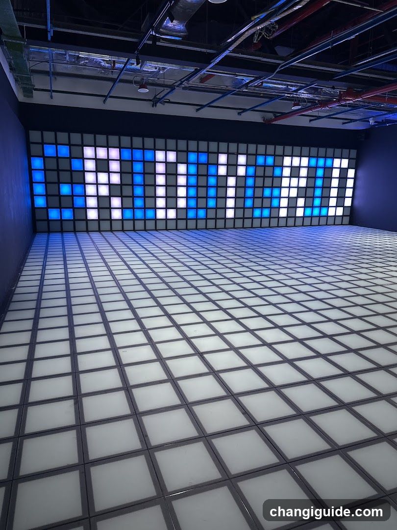 LED Grid Room Interior