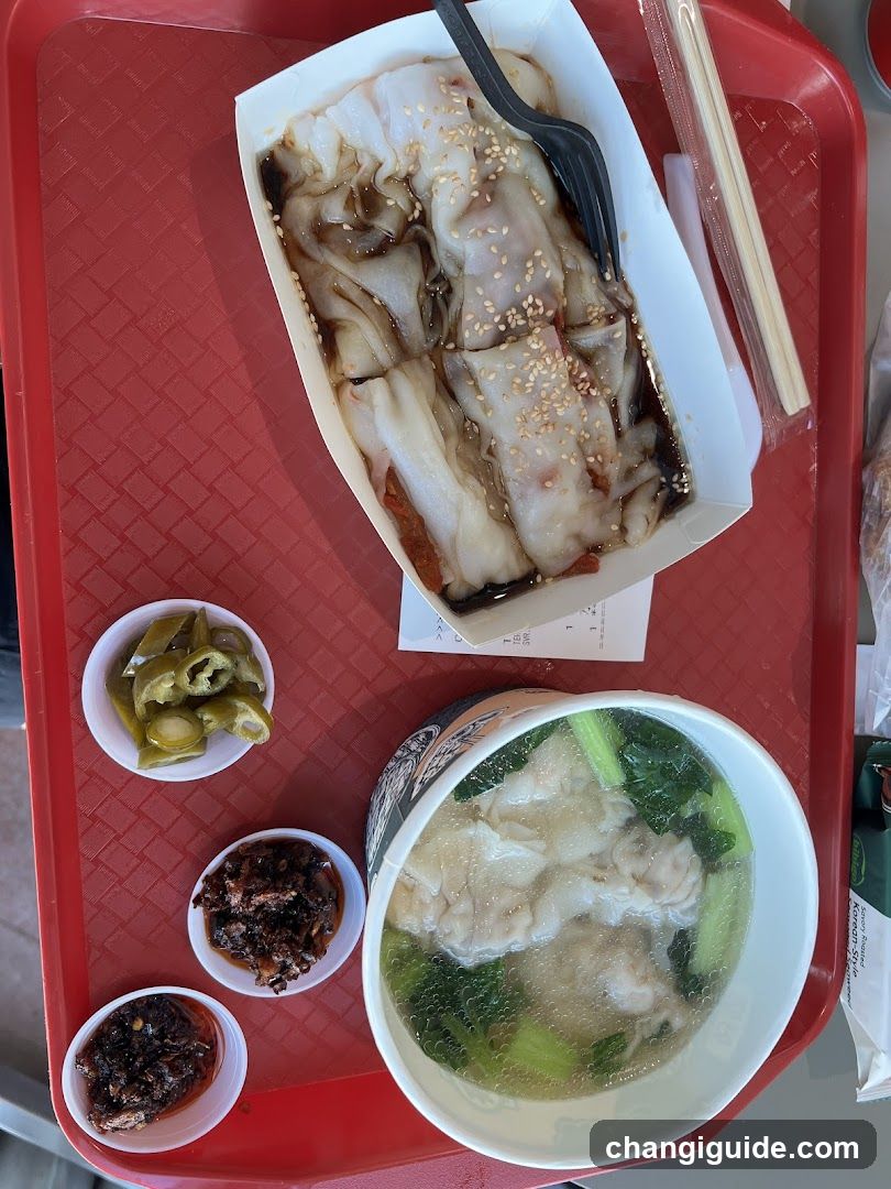 Food Tray with Dim Sum and Side Dishes