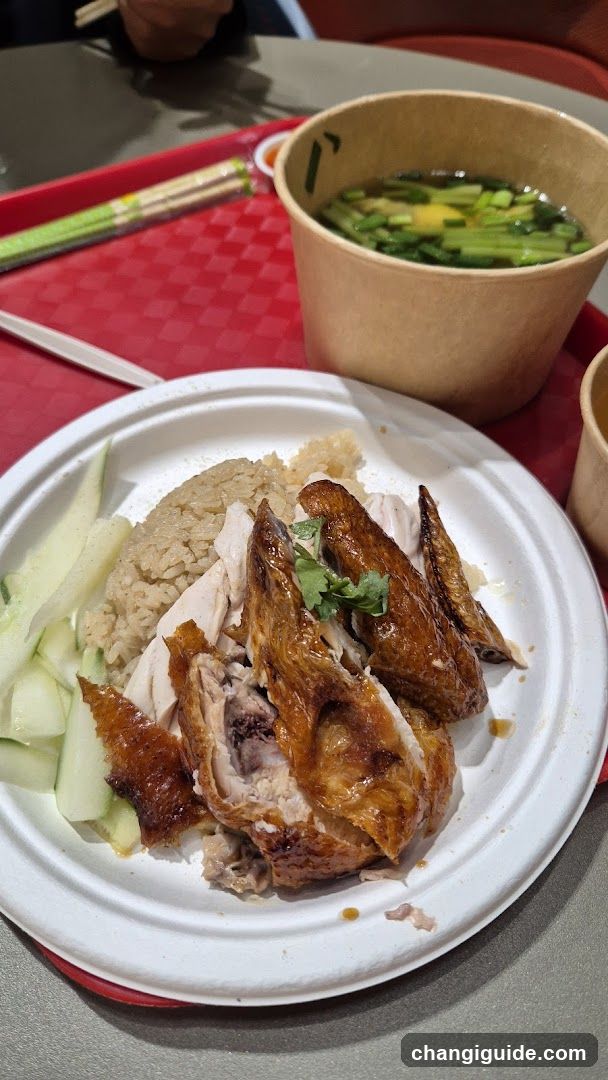Hainanese Chicken Rice Meal