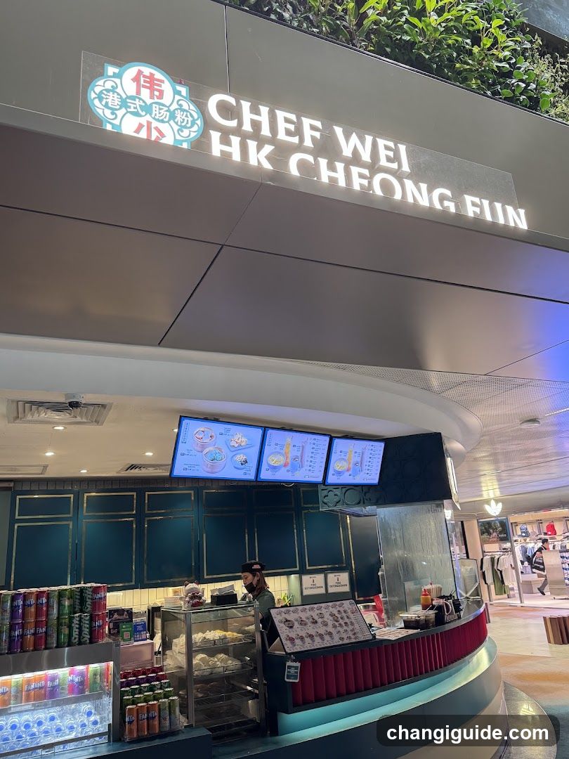 Chef Wei HK Cheong Fun Shop Interior