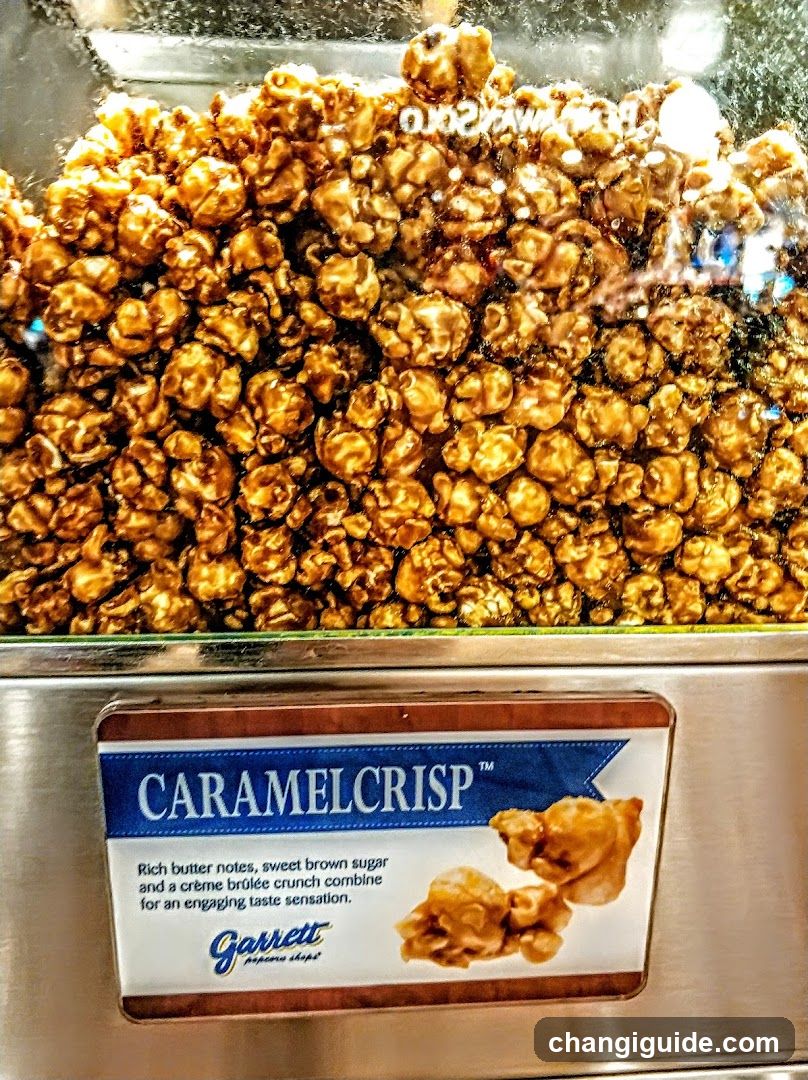 Caramel Crisp Popcorn Display