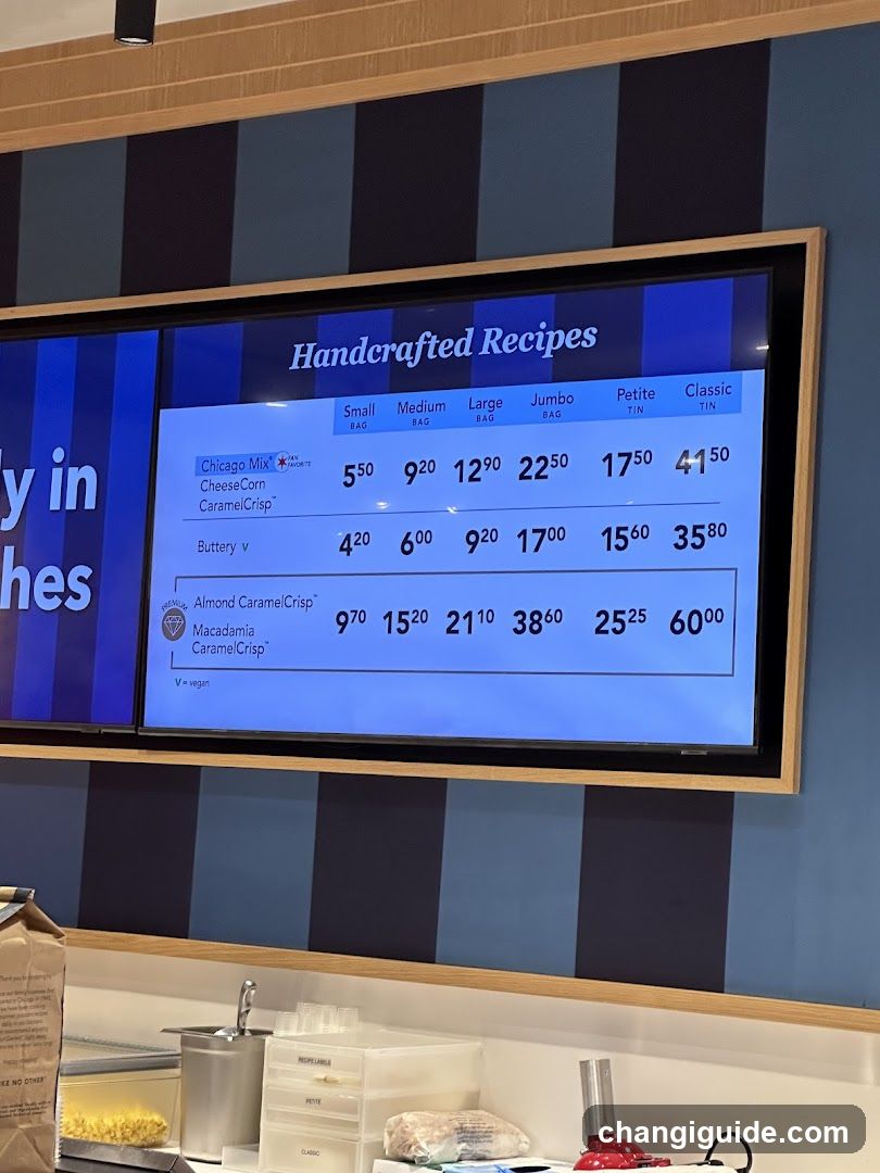 Handcrafted Recipes Menu Board