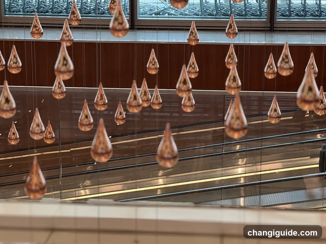 Hanging Teardrop Sculptures
