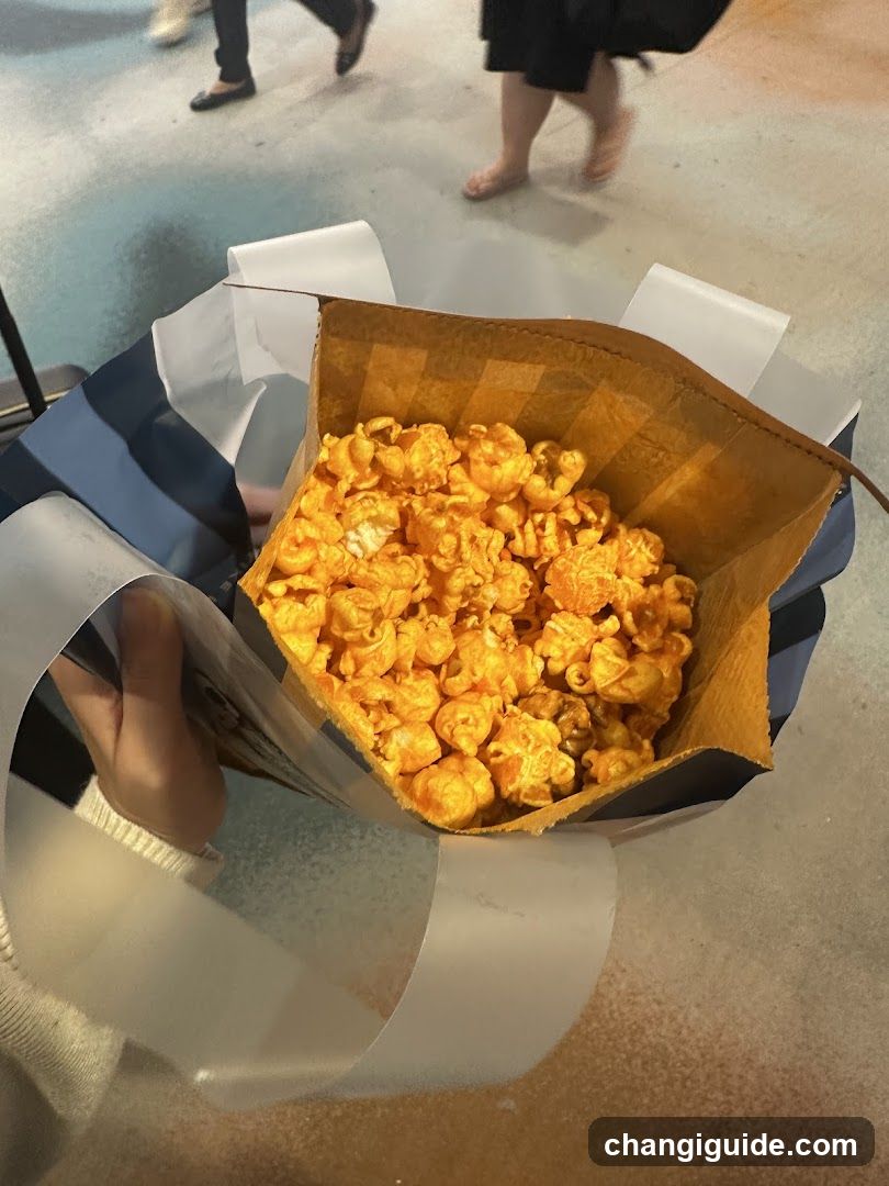 Popcorn in a bag
