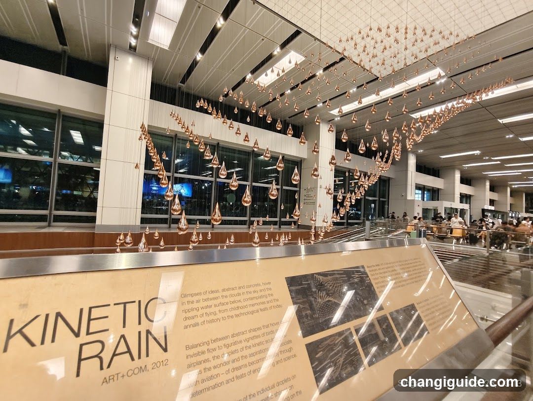 Kinetic Rain Art Installation