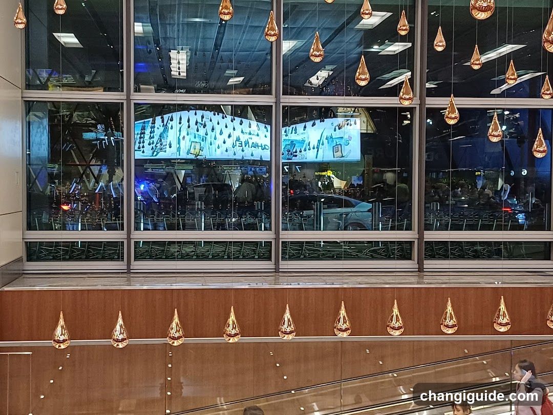 Interior View with Hanging Decorations