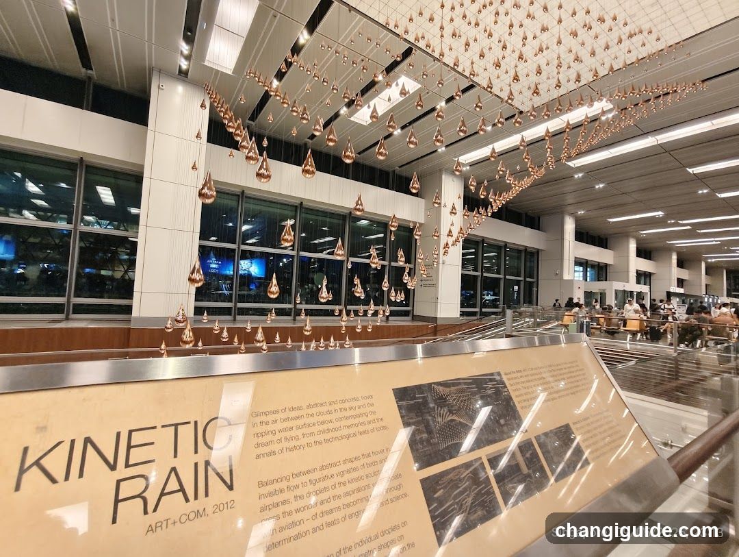 Kinetic Rain Art Installation