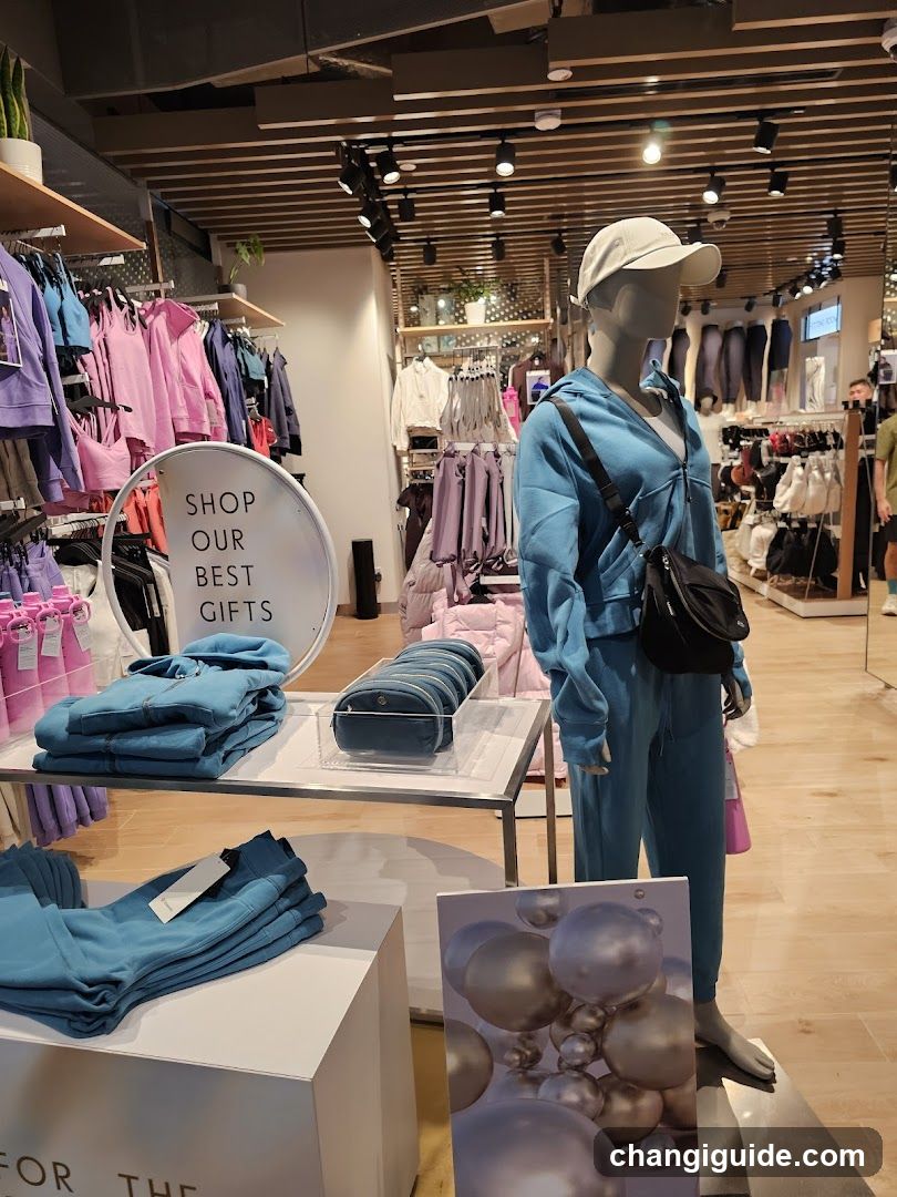Clothing Store Interior Display