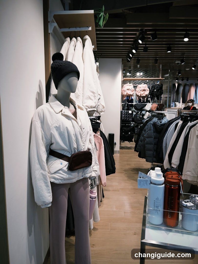 Clothing Store Interior Display