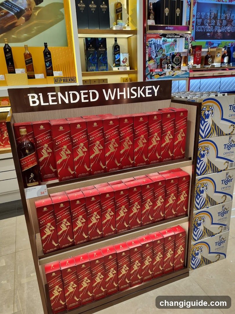 Blended Whiskey Display