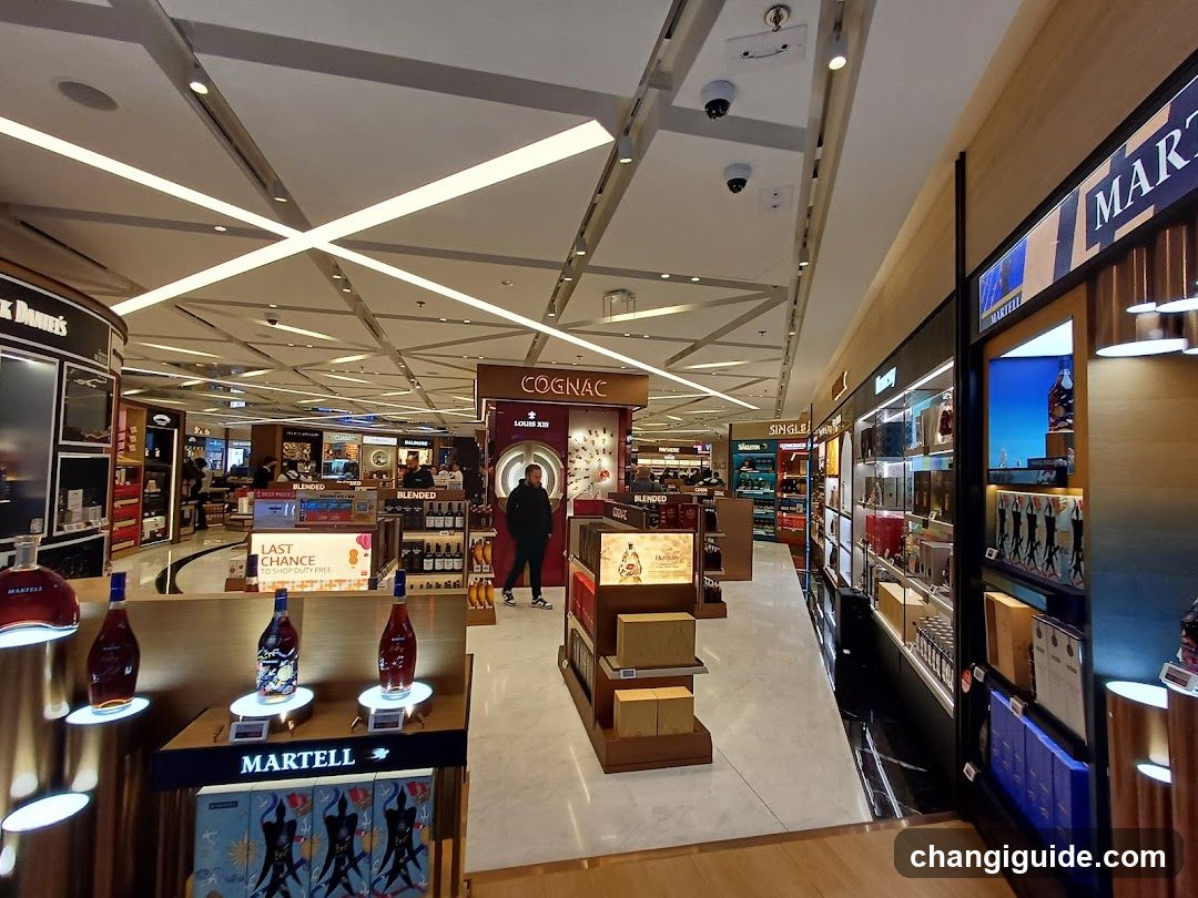 Martell and Cognac Display Area