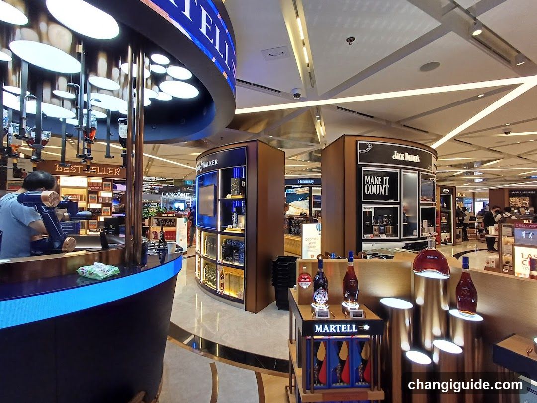 Liquor Store Interior Display