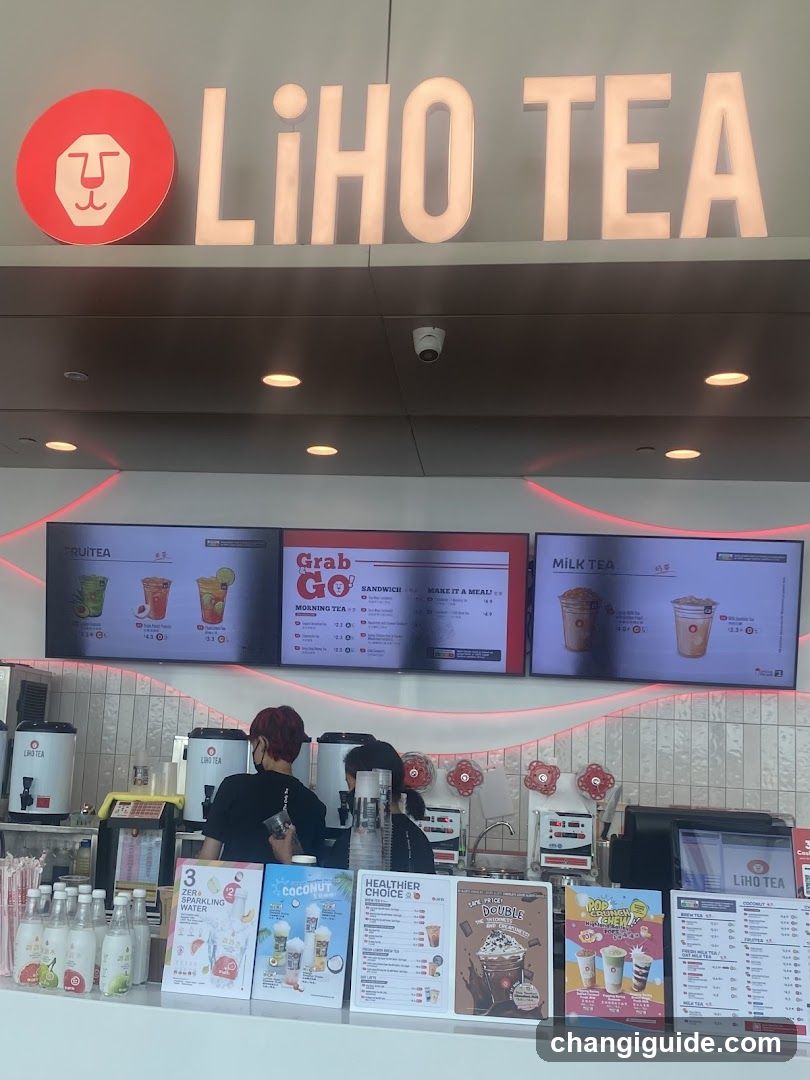 LiHO TEA @ Changi Airport T2