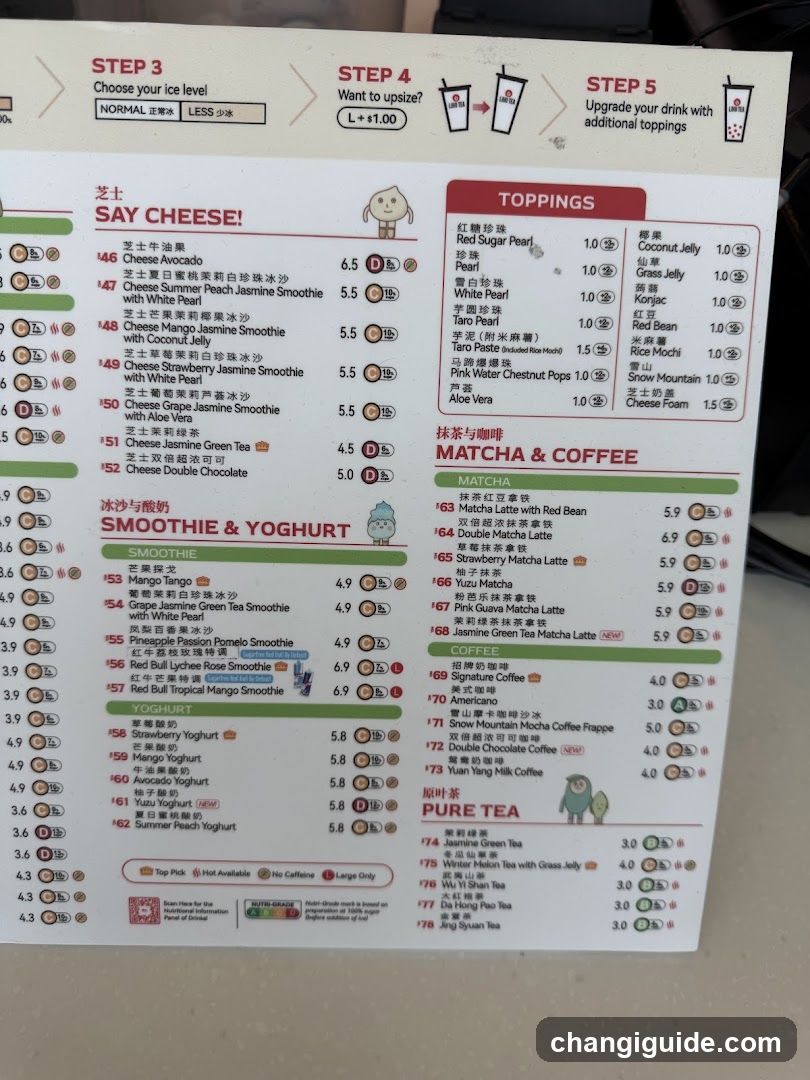 Beverage Menu Board
