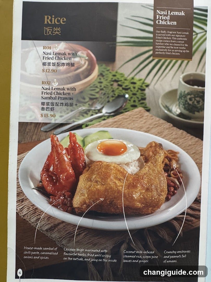 Rice Menu Page