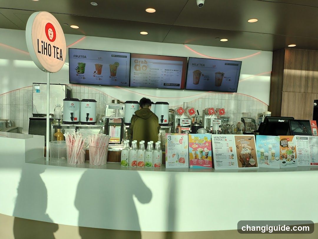 LIHO TEA Counter Interior