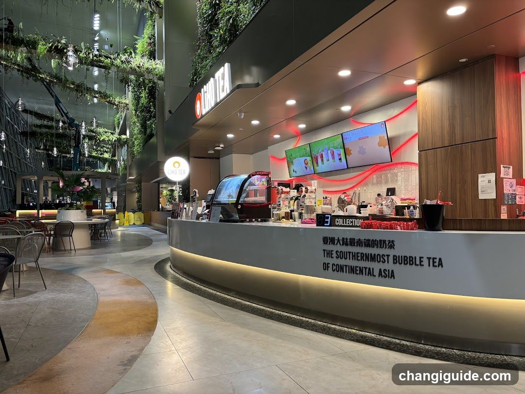 Bubble Tea Shop Interior