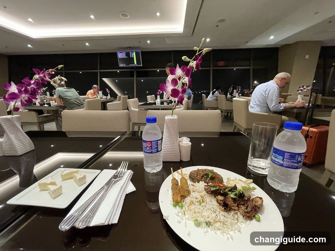 Airport Lounge Dining Area