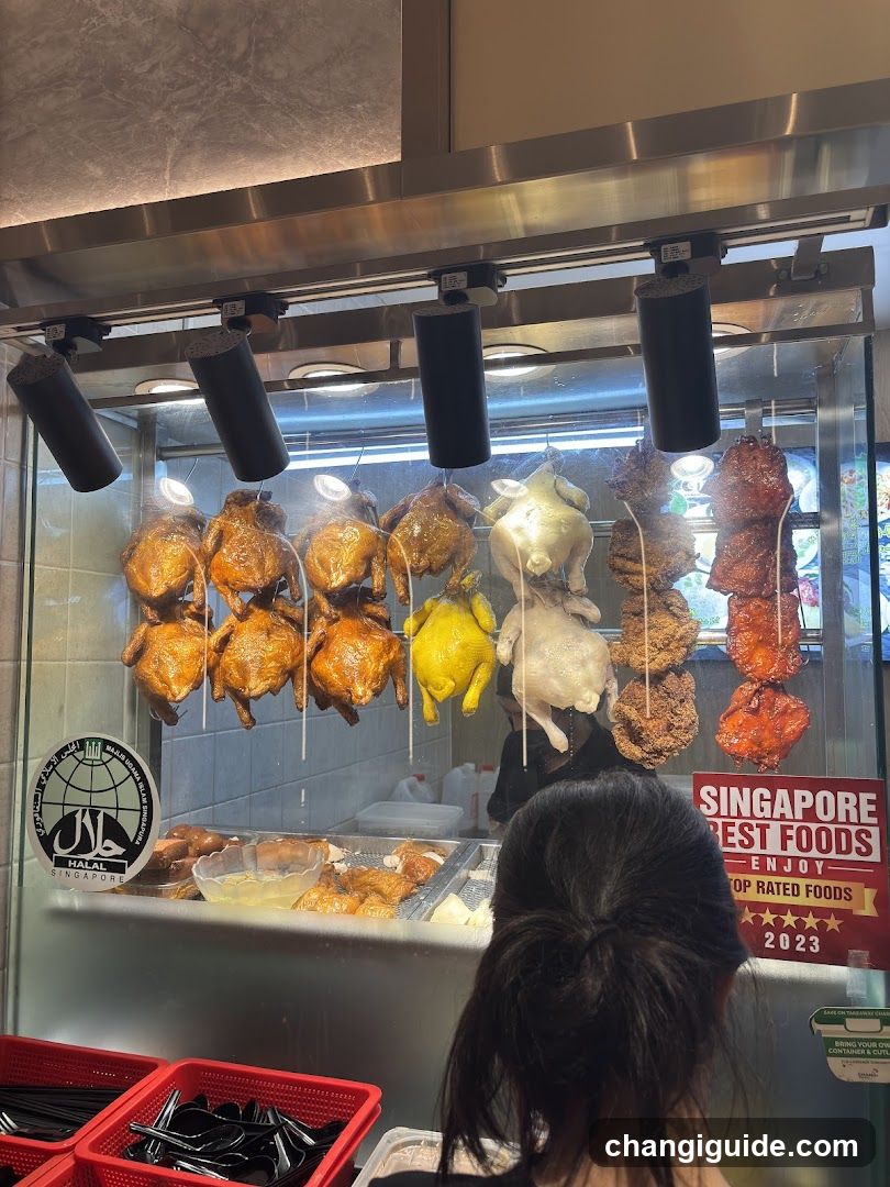 Roasted Chicken Display