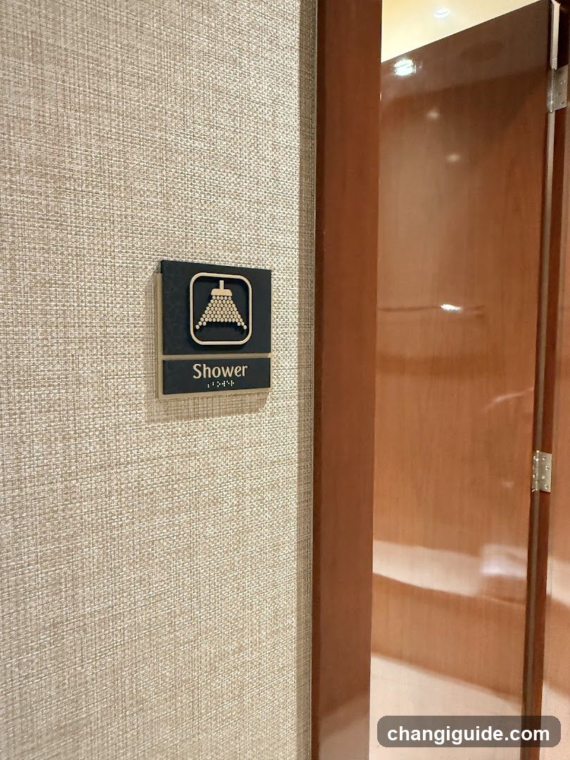 Shower Signage