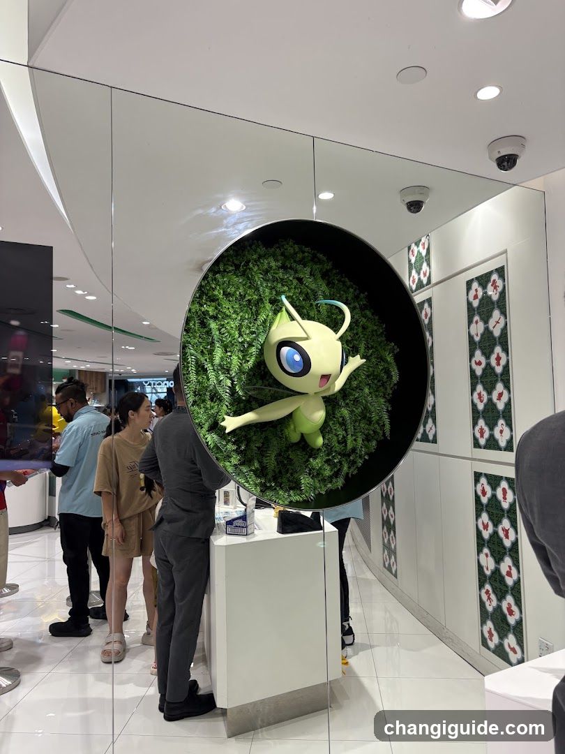 Pokemon Mew Display in Mall
