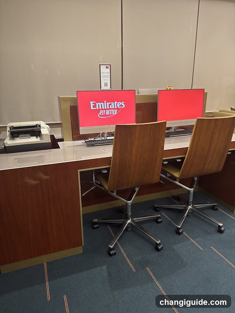 Emirates Check-in Counter