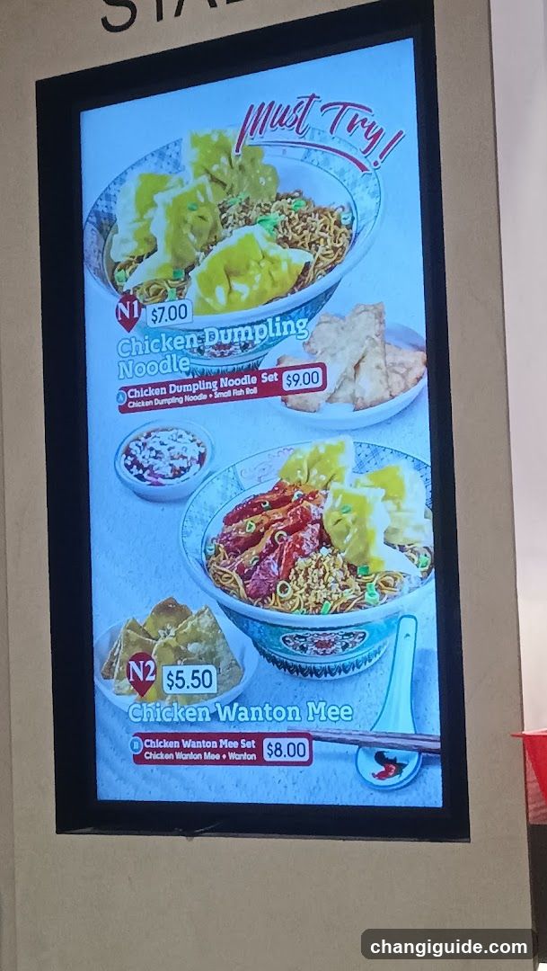 Digital Menu Board Display