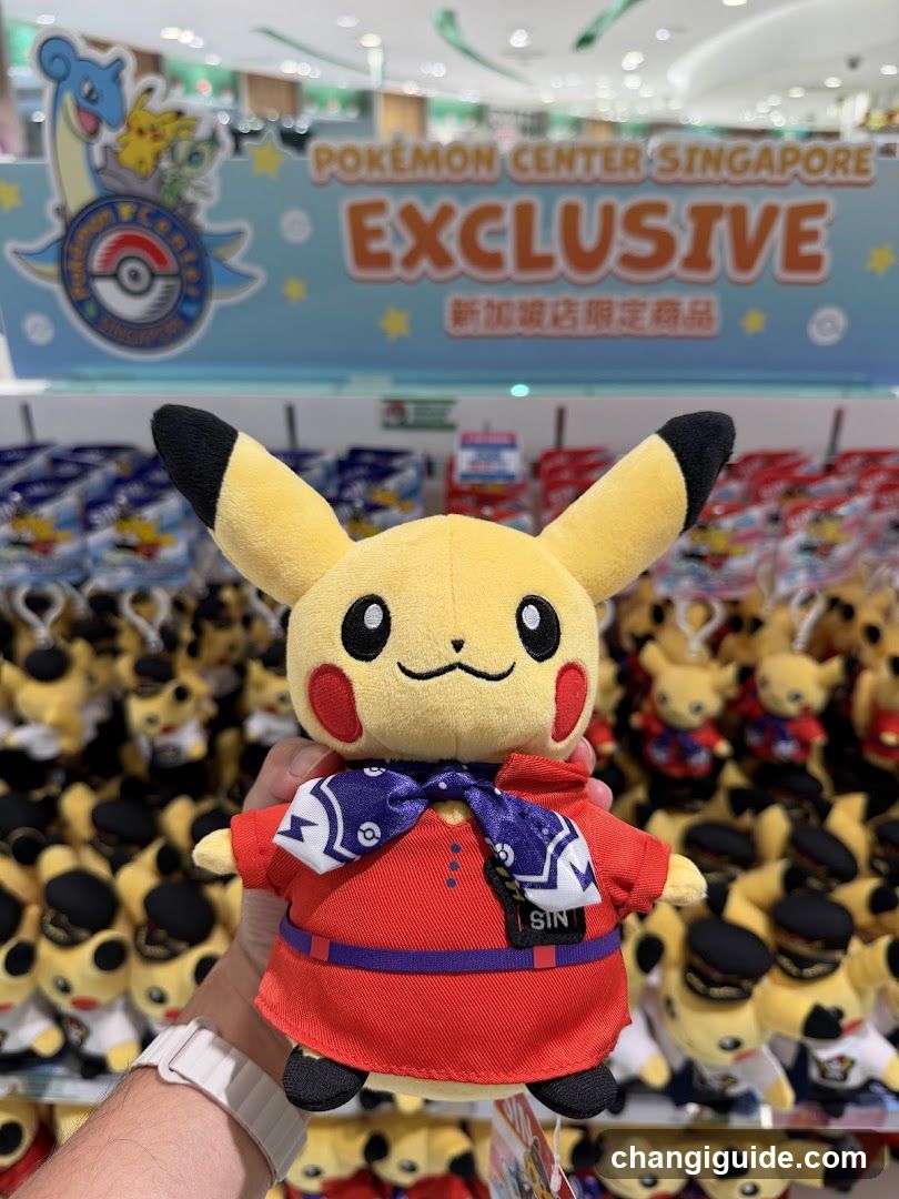 Pokemon Center Singapore Exclusive Merchandise Display