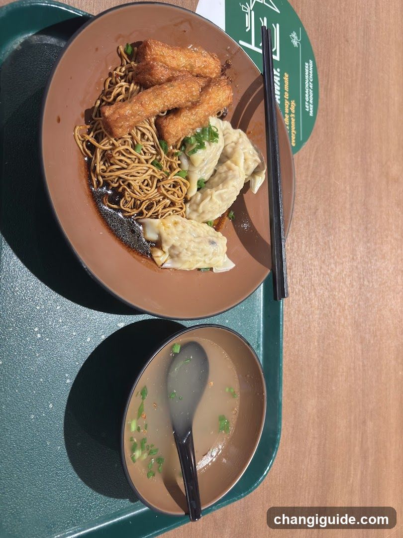Noodle and Dumpling Meal