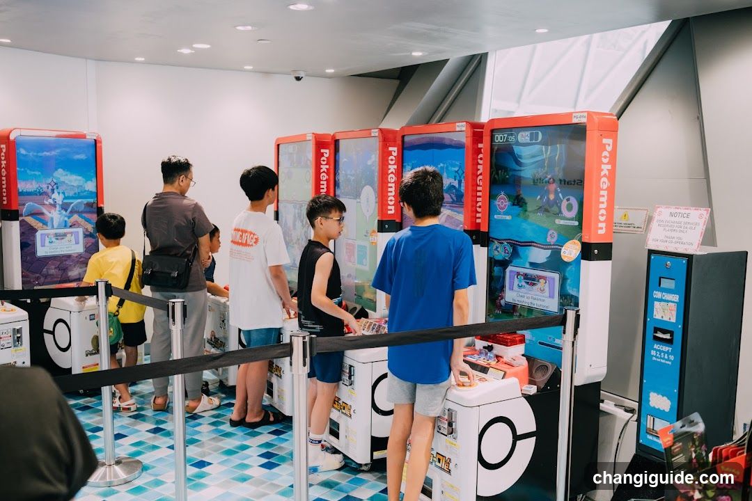 Pokemon Arcade Game Center Interior