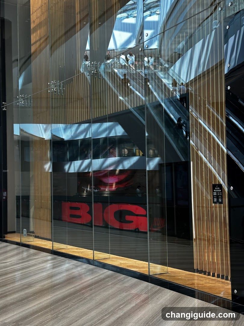Interior View with 'BIG' Signage