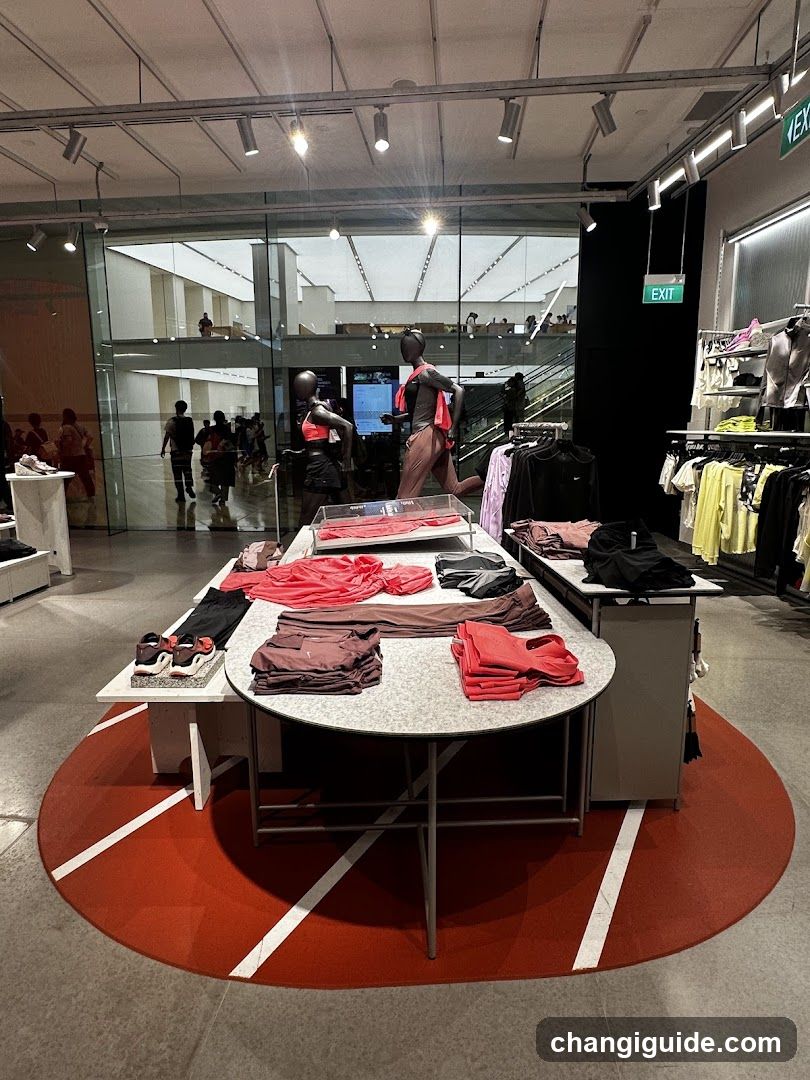 Sportswear Store Interior Display