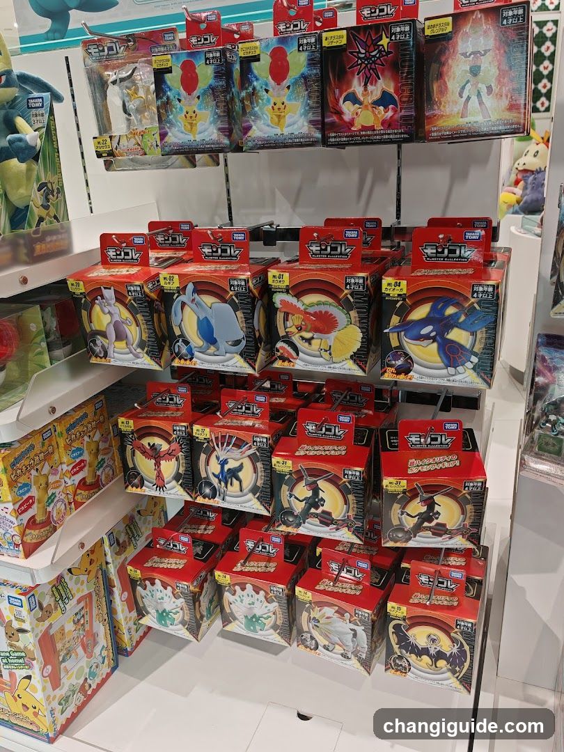 Pokemon Merchandise Display