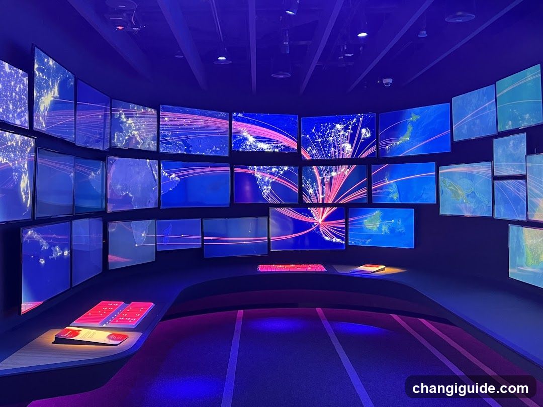 Digital Control Room Interior